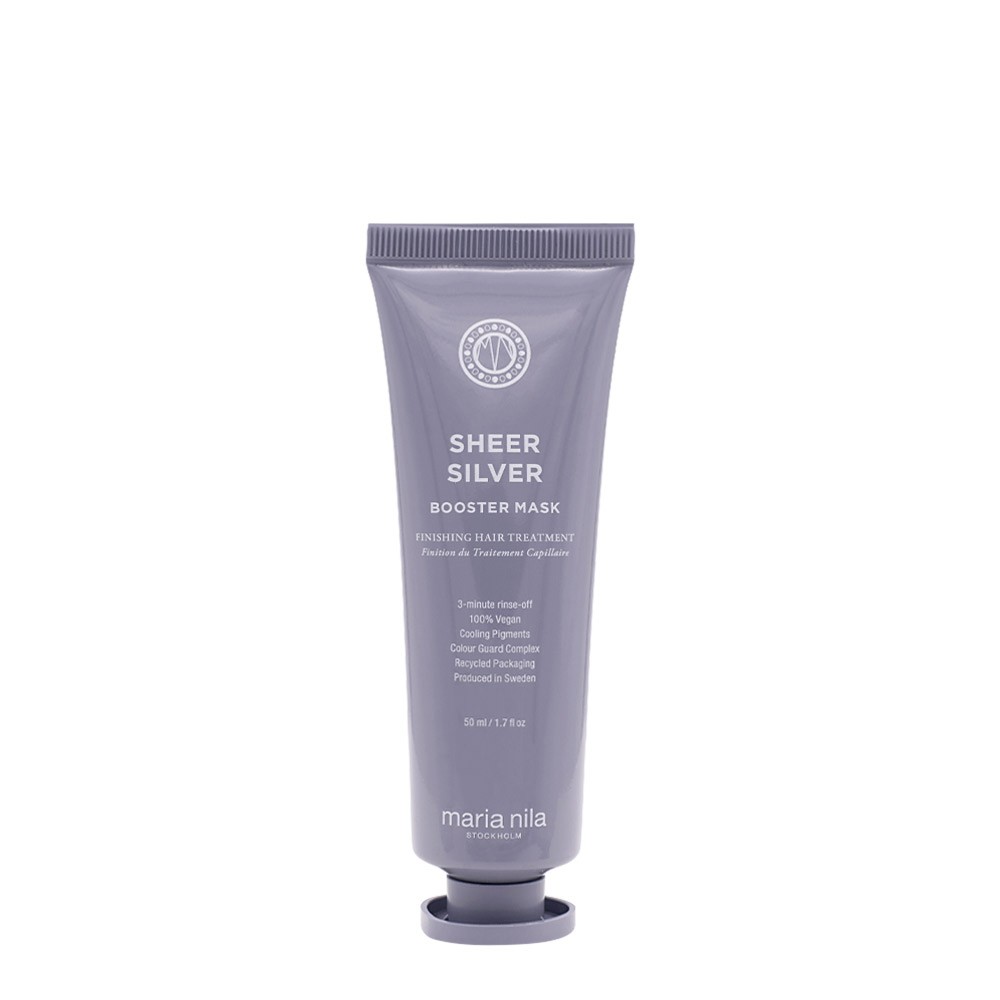 Maria Nila Unisex Silver Sheer Booster Masque 50Ml - Luxurious Look - Image 2