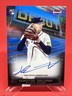 2025 Topps Finest Hurston Waldrep Debut Auto RC Blue Refractor #/99 Braves