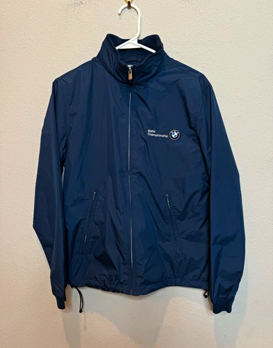 Peter Millar BMW Championship Blue Full Zip Jacket w/ Zipped Pockets Men's S - product listing photo