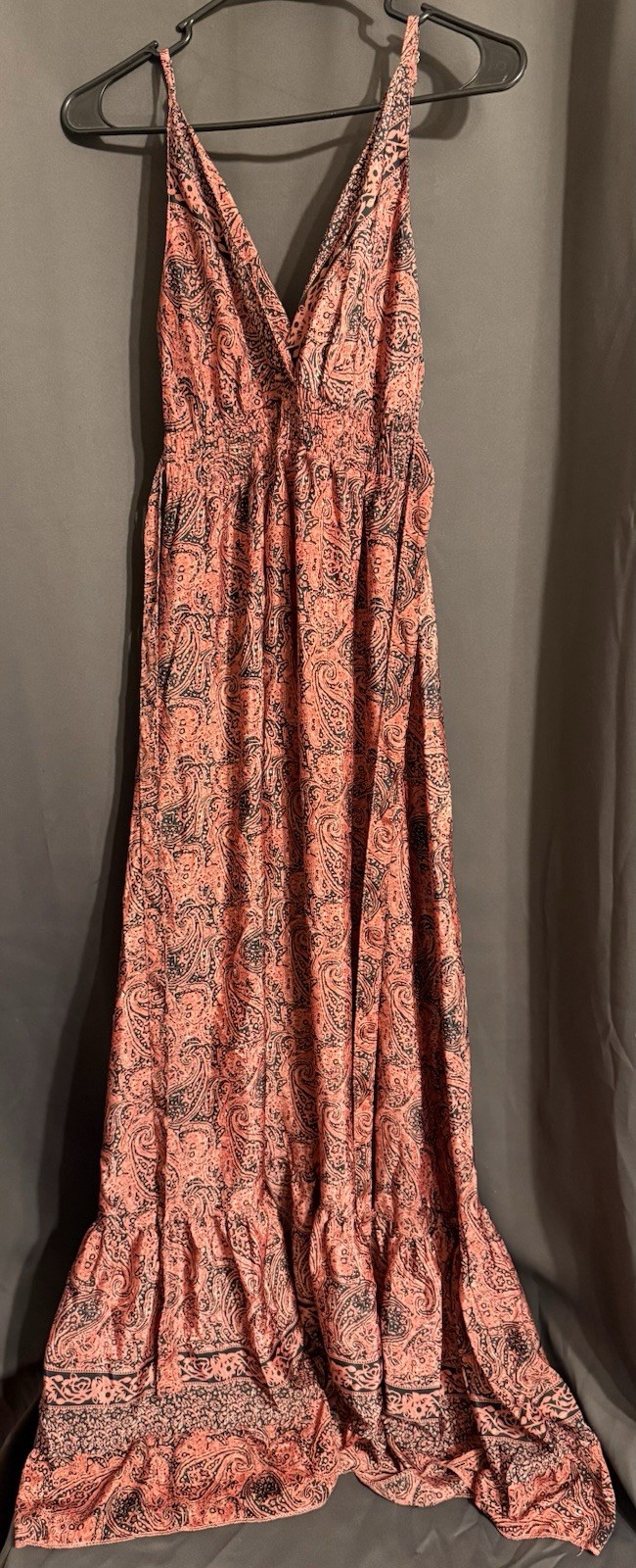 Pink/Black Patterned Women’s Adjustable Spaghetti… - image 1