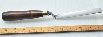  Vintage 3/4'' Buck Bros #3 Sweep Crank Neck Tang Gouge Chisel (INV S224)