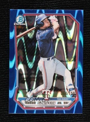 2026 Bowman Chrome Prospects Blue RayWave Refractor /150 Gavin Fien #BCP-126 0a6