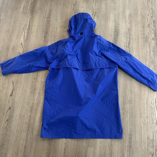 REI Abrigo de Lluvia Impermeable Parka Para Hombres XL Chaqueta con Capucha Concha De Colección Años 90 Azul - Imagen 9 de 14