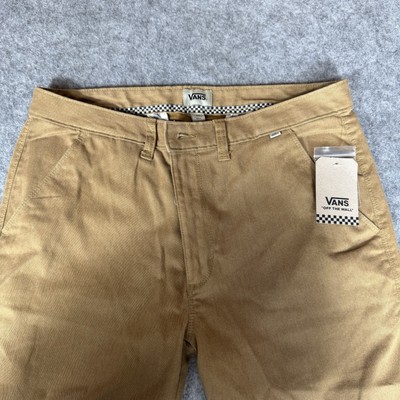 Vans Authentic Chinohose Herren Größe W31 L31 camel hellbraun neu mit Etikett Off the Wall