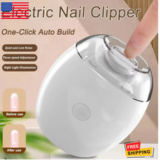 Electric Toe Nail Clippers For Thick Nails Nail Trimmer Cutter Usb Rechargeable