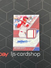 2026 Topps Series 1 Bryson Stott Major League Material Patch Auto J1