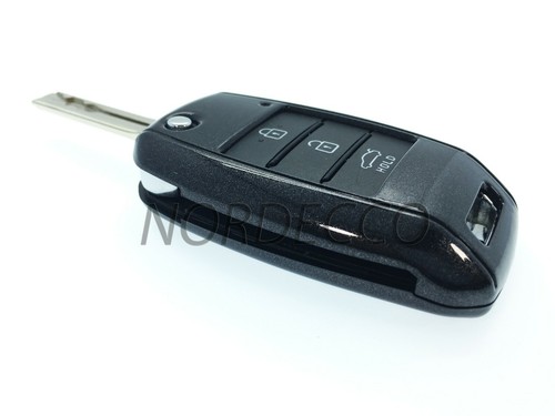 KIA ABS PLASTIC PROTECTIVE CASE COVER FOR 3 BUTTON KEY FLIP KEY FOB REMOTE CEED - Picture 8 of 35