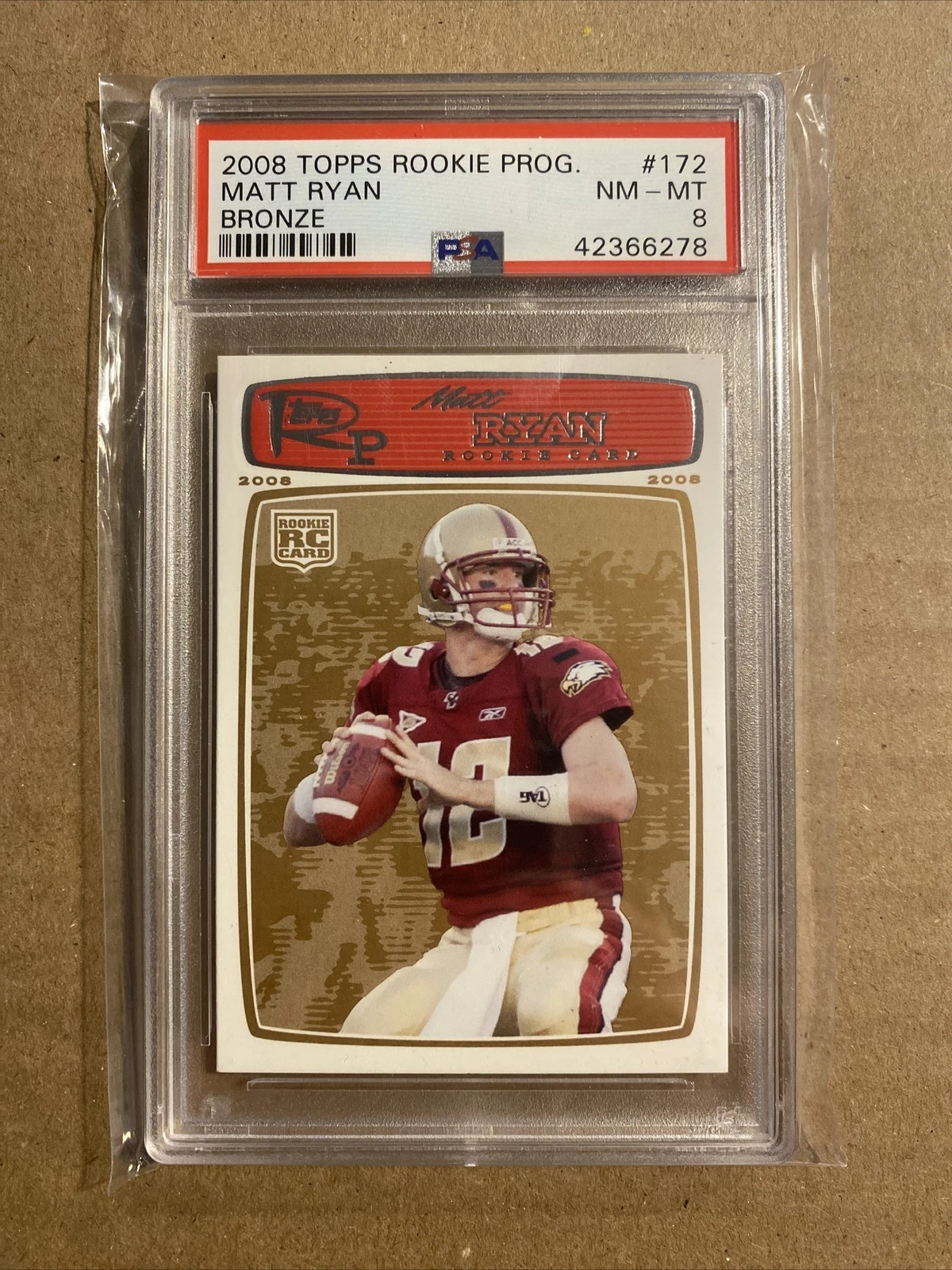 Matt Ryan Topps Rookie Progression #172 Bronze