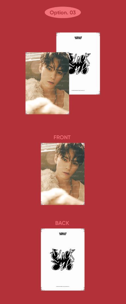 SEVENTEEN バーノン Blackeye プレミアムフォト 03 VERNON SEVENTEEN SVT BLACK EYE OFFICIAL MD GOODS PREMIUM