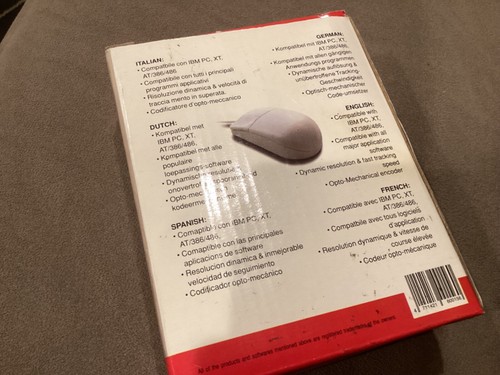 Vintage A4 Tech Mouse Model AK-77. High resolution 400 DPI. Still in Box - Picture 3 of 4