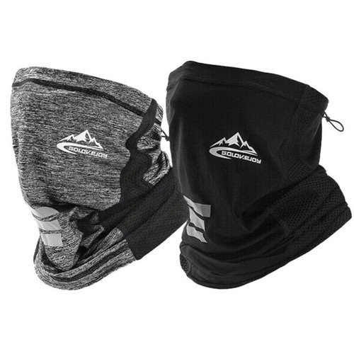 2Pcs Neck Gaiter Bandana Face Mask Sun UV Cooling Gator Mask Cover for Men Woman - Picture 19 of 25