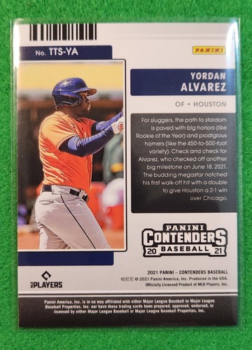 YORDAN ALVAREZ - Houston Astros: Parallels & Rookies - *** Pick & Choose *** - 第 51/55 張圖片