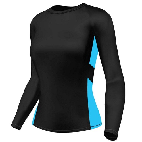 Damen Kompression Top Shirt Basisschicht Fitnessstudio Laufen Training Yoga T-Shirt S bis XL - Bild 6 von 6