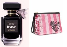Victoria's Secret TEASE CANDY NOIR Eau de Parfum (3.4 fl.oz.) and Beauty Bag