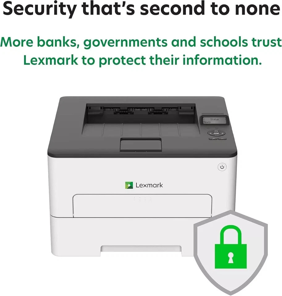 LEXMARK B2236DW DUPLEX WIRELESS COMPACT HIGH-SPEED  A4  LASER PRINTER - Image 2 of 4