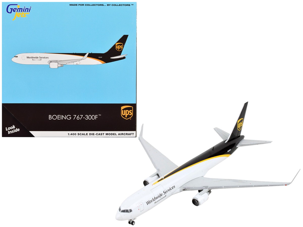 航空機・ヘリコプター 1/400 UPS 767-300F Gemini jets Boeing 767-300F UPS 1/400 GeminiJets Brown Tail Airplane