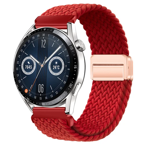 Correa de reloj de pulsera magnética de nailon trenzado de 18 mm 20 mm 22 mm correa de liberación rápida - Imagen 136 de 169