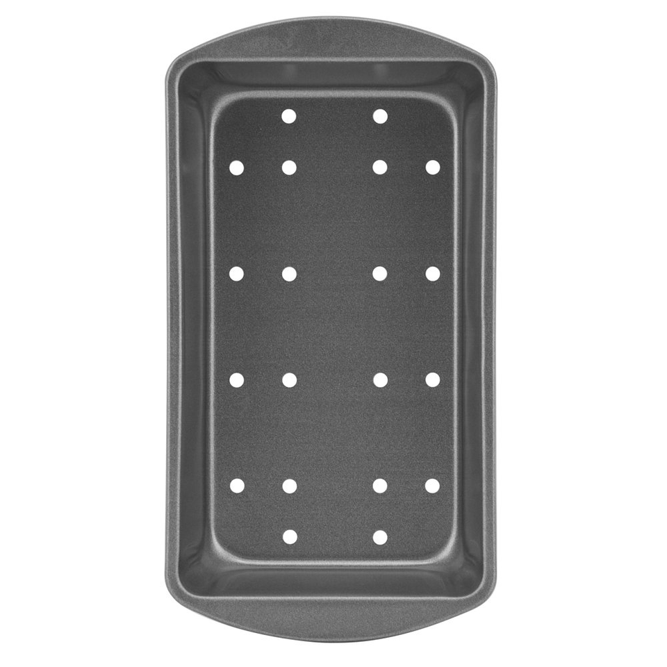 Nonstick 9.3" X 5.2" X 2.7" Meatloaf Pan with Insert, Bread and Loaf