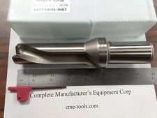 U drill 1-1/4"x4"x7-1/2", 1-1/4" shk, index, w. WCMX05 inserts #UD-114