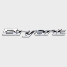 Bryant Boat Raised Logo Decal U35307-01 | Silver Chromax Sticker
