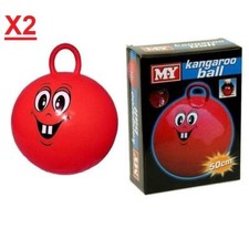 X2 Kangaroo Space Hopper Ball Jump Bounce Outdoor Fun Play Toy Adult Kid Game
