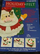 Holiday Traditional Felt Santa Kit  NEW