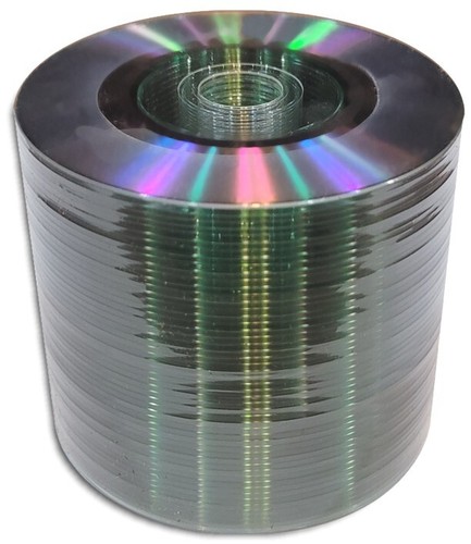 50-Pak Spin-X 3-Inch Mini Silver Top 24X 8cm CD-R's & Mini Sleeves! - Picture 1 of 2