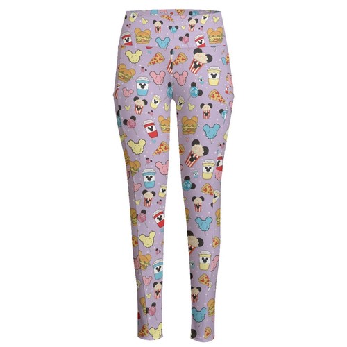 Mickey Mouse Ear Snacks Sweet Theme Mother's Day Legging