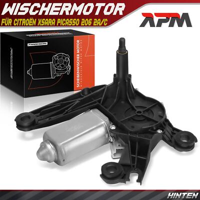 Wischermotor Heckwischermotor Hinten 12V für Citroën Xsara Picasso 206 2A/C
