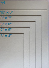 3 x SELF ADHESIVE BOARDS IN EIGHT SIZES - A4 A5 A6 10x8 9x7 8x6 7x5 6x4  Sticky!