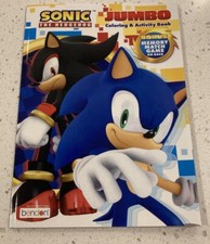 Sonic The Hedgehog Jumbo Coloring & Activity Book New Bendon Made In USA Sonic The Hedgehog Jumbo Coloring & Activity Book New Bendon Made In USA