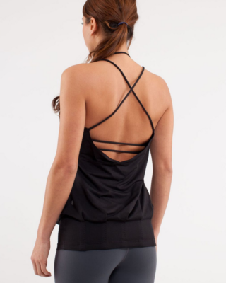 NWOT Lululemon Black Flow And Go Built-In Bra Tank Top 4 XS