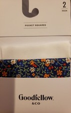 Men's Charles Floral Print Pocket Square Set - Goodfellow Co