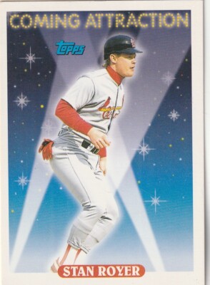FREE SHIPPING-MINT-1993 Topps Coming Attraction Stan Royer #820 CARDINALS
