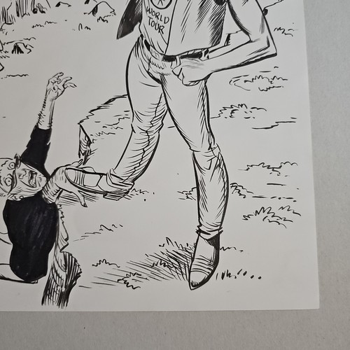 Garth Ennis PREACHER "Cassidy" by Kieron Dwyer Original Comic Art Commission '99 - Picture 5 of 13