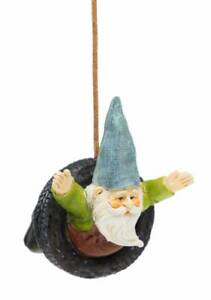 Gnome Tire Swing Accessories Miniature Dollhouse FAIRY GARDEN