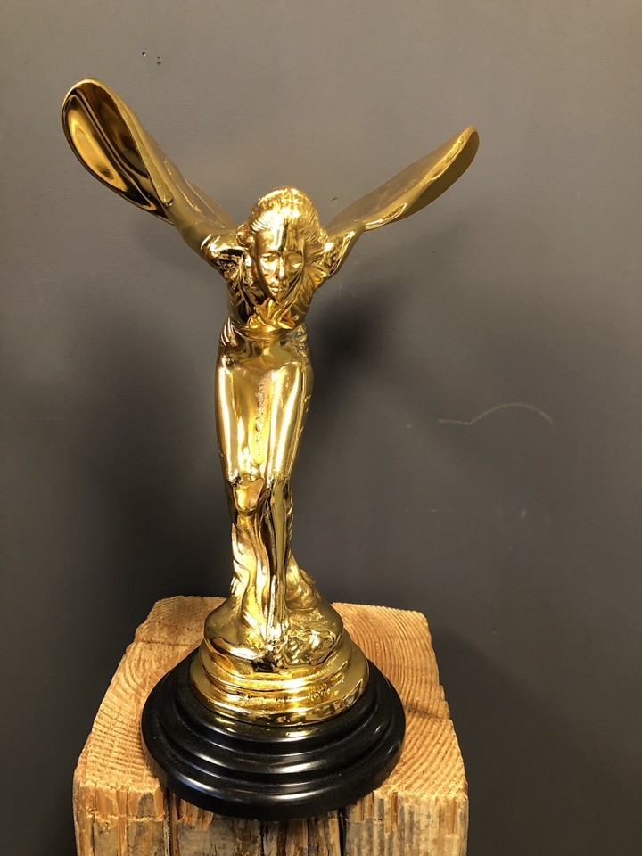 RollsRoyce Maskottchen Spirit Von Ecstasy Gold Groß Charles Sykes Lady