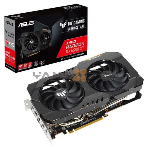 1PCS New Asus TUF Gaming AMD RX 6500 XT OC 4G GDDR6