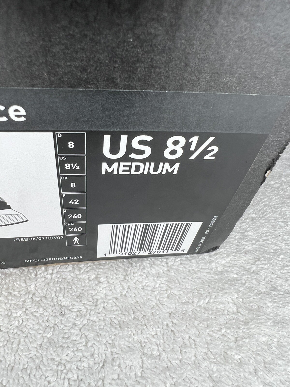 Size 8.5M - Adidas Adicross Bounce Golf Shoes Mens, Gray White Spikeless