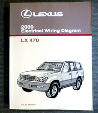2000 Toyota LEXUS " LX 470 " GENUINE Factory ELECTRICAL WIRING DIAGRAM MANUAL
