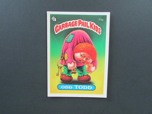 1985 Topps Garbage Pail Kids 2nd Series 2 Glossy Card #71a Odd Todd MT Puzzle