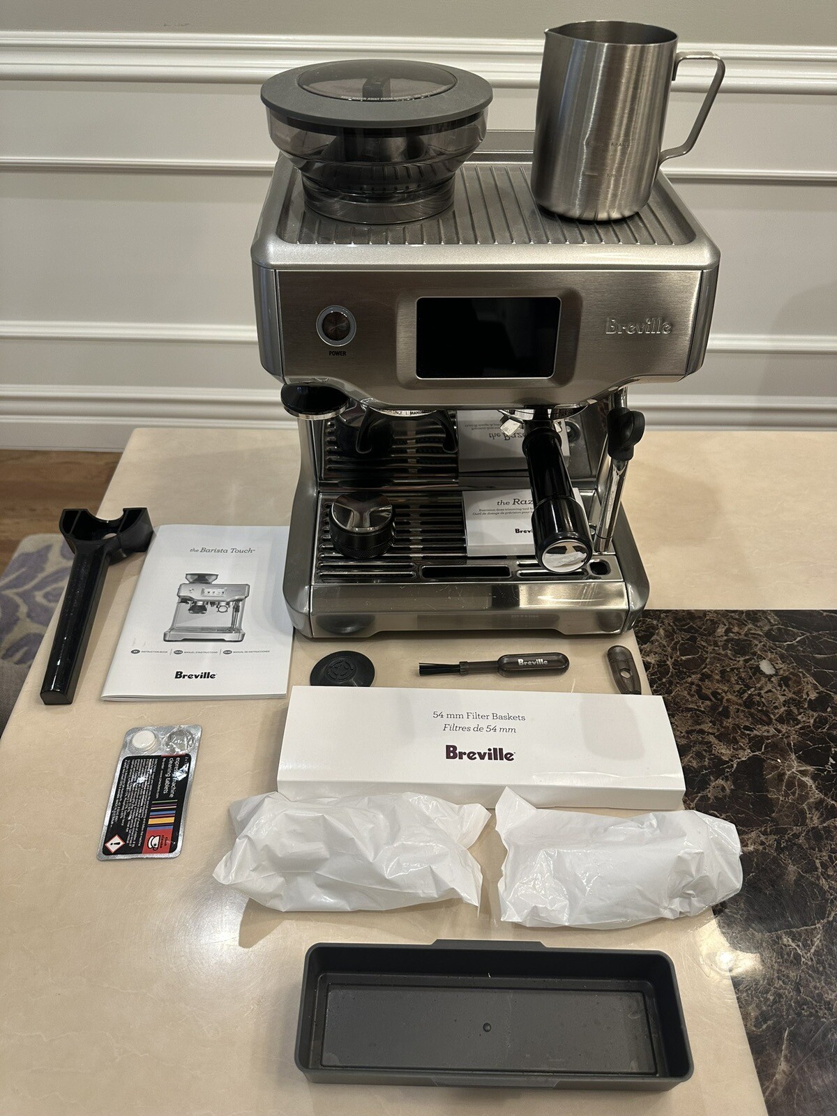 Breville Barista Touch Espresso Machine Brushed Stainless Steel, 67