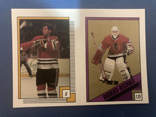 1988-89 O-pee-chee Stickers #006-135 Doug Wilson, Darren Pang RC