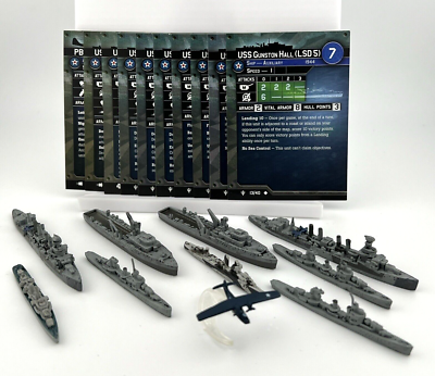 5 Miniatures Sous-Marins UK - Jeu Axis & Allies - Occasion - P374