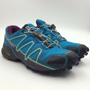 Salomon Speedcross 4 Women's 6 Sneaker Shoe Sensifit Trail Runner Blue | eBay
