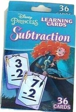 Disney Princess Learning Subtraction Flash Cards Designs May Vary Kids Learn