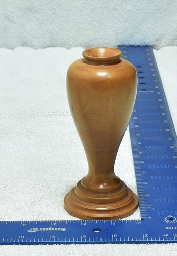 Vintage Oregon Stateline Myrtlewood Handmade Bud Vase Flower 5.5"H Oregon - Picture 5 of 8