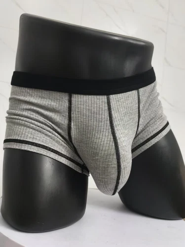 Men Front Increased Pouch Boxer Trunks Breathable Low-rise Shorts Underwear - Picture 9 of 16