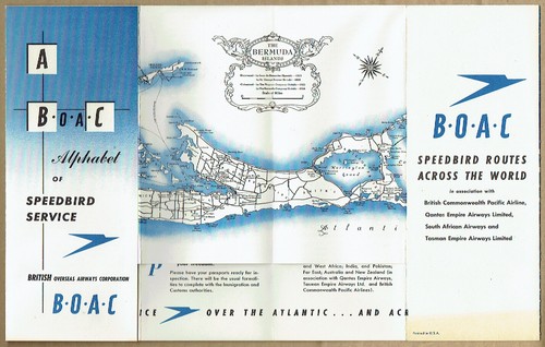 1948 EASTERN AIRLINES UND BOAC BROSCHÜREN, TICKETS, POSTKARTEN & ANDERE ARTIKEL - Bild 12 von 12