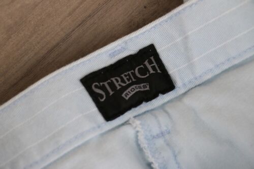 VINTAGE Riders Stretch Womens Sz 12 M High Rise Pinstripe Straight Leg Pants Blu - Picture 10 of 11